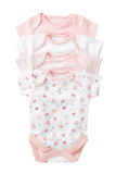 现货2件包邮 英国NEXT童装 女童女宝宝短袖连身衣四件套 香港代购