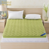 罗兰家纺4D竹炭立体床垫可折叠夏季床褥垫榻榻米加厚床垫1.8m双人