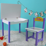 桌套装写字桌实木幼儿园小孩书桌椅子组合装家用卡通儿童桌椅学习
