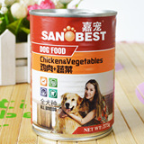 嘉宠狗狗零食犬罐头鸡肉蔬菜375g全犬种通用营养健康湿粮宠物零食