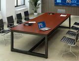 简易折叠桌员工培训桌办公桌长桌子会议桌钢木桌双层长条桌便携式