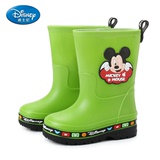 迪士尼新款正品中小儿童雨鞋防滑男孩雨靴女孩学生水鞋包邮