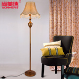欧式古典客厅灯 美式落地灯具 现代中式新古典卧室床头灯书房灯具