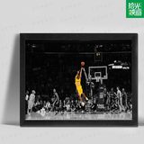 科比海报装饰画NBA明星篮球运动员彩票店酒吧KTV海报壁画挂画
