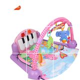 婴儿宝宝健身架/器脚踢琴音乐爬行垫钢琴游戏毯W2621 益智玩具
