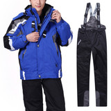 2015特价新款蜘蛛滑雪服男套装单双板防水超保暖外套衣+裤子 包邮
