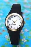 日本代购kate spade黑色款树脂表带女士时装款手表今年日生日礼物