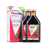 铁元Salus德国版Floradix Iron红版铁元营养液原装进口500mlx2瓶
