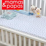 外贸出口婴儿床笠纯棉床单床罩防滑床垫套新生儿全棉宝宝床品单件