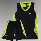新款正品nike耐克 篮球服男 组队比赛球衣训练队服 运动套装 黑色