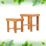 竹制小板凳 楠竹小方凳竹子换鞋凳儿童小凳子田园实木洗衣凳宜家