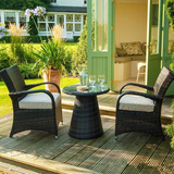 包邮户外藤椅桌椅茶几三件套组合 阳台花园庭院休闲腾编家具简约