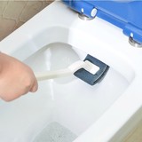 日本LEC 马桶刷含研磨剂免清洗剂刷头软毛创意厕所清洁刷浴缸刷