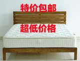 纯实木家具白橡木1.2 1.35米儿童床1.5 1.8米单双人床新婚床