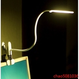 创意LED夹式床头灯 大学生宿舍可调节亮度台灯 寝室夹子插电台灯