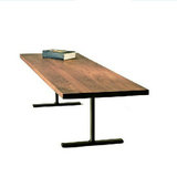 餐桌美式新款酒店餐桌时尚创意家用实木桌子铁艺简易长方形饭桌