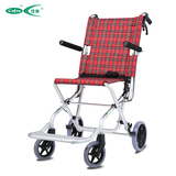 可孚铝合金轮椅折叠轻便 轮椅老人残疾人旅行便携轮椅代步手推车