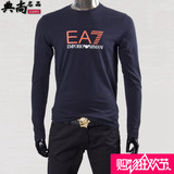 专柜正品 Armani EA7阿玛尼长袖T恤男装圆领修身打底衫秋冬新款