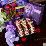 德芙巧克力礼盒装送女友 白色情人节生日礼物零食品年货