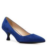 美国直邮Prada/普拉达325393女鞋反毛皮尖头浅口细跟中跟皮鞋