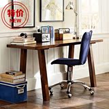 创意折叠实木 简单书桌办公桌 卧室简易简约小书桌 电脑桌