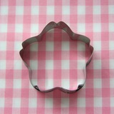 现货 日本制 18-0不锈钢樱花曲奇饼干模具 中号 深型 烘焙工具