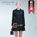 直销14年秋 CAROLINE卡洛琳专柜正品女大衣G6402102吊牌价3680