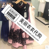 专柜代购Vero Moda夏季新款抽象印花设计A字连衣裙|31637A505