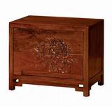 中式古典纯实木红木家具刺猬紫檀非洲花梨木家具全实木床头柜B103