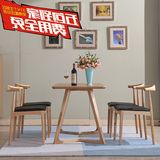 热卖餐桌椅组合6人4长方形北欧宜家现代实木原木六人小户型布艺椅