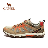 CAMEL骆驼户外登山鞋 男女款透气耐磨 低帮系带徒步登山鞋