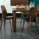 设计师椅经典简约大师设计椅软包简约咖啡椅实木餐椅北欧橡木餐椅