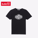 Baleno/班尼路 纯棉印花t恤男韩版潮学生男士半袖t恤夏季男装短袖