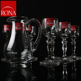 捷克RONA进口无铅水晶玻璃白酒杯烈酒敬酒茅台杯套装分酒器一口杯