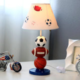 儿童台灯可爱篮足球调光卧室床头创意台灯个性蕾丝装饰生日礼物