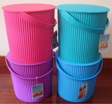 带盖塑料多用储物收纳凳 学生洗衣桶收纳桶提水桶钓鱼桶 凳子
