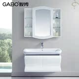 现代浴室柜 0.9米 挂式卫浴柜组合 简约时尚浴柜 镜柜组合GBF676B