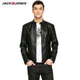 JackJones杰克琼斯专柜新款PU短款夹克外套春E|216121010