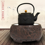 仿古台湾老岩泥电陶炉 迷你静音茶炉 日本老铁壶专用煮茶器泡茶炉
