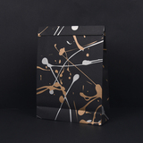 PaperPlay 黑色泼墨纸袋/便携礼物包装袋/创意设计风格高档礼品袋