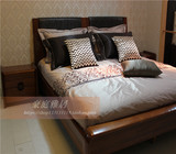 中式简约经典休闲后现代床上用品板式实木样板间样板房多件套床品