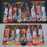 NBA潮袜3D印花篮球滑板运动高长AJ袜子乔丹库里科比男士薄毛巾底