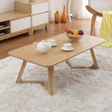 新款实木松木简约个性现代创意沙发长方形小户型茶几客厅组合203