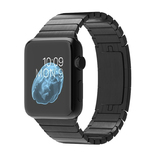 苹果手表表带apple watch不锈钢表带iwatch黑钢链式表带蝴蝶扣款