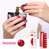 正品盈可儿INCOCO美国进口指甲油膜美甲贴彩妆纯色蔓越莓FMC047