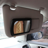 汽车便携式化妆镜车用遮阳板化妆镜子车载梳妆镜车内用装饰镜