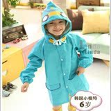 幼儿园小孩儿童雨衣小童女童韩国环保长袖男童2-3-4岁外贸时尚