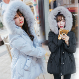 2015冬季新款斗篷型羽绒衣韩版宽松连帽中长款白鹅绒羽绒服外套女