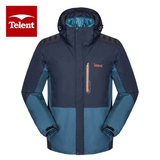 telent/天伦天户外运动男士冲锋衣 防水保暖两件套三合一冲锋衣