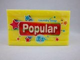 原装进口 popular泡飘乐洗衣皂 肥皂 250g*10块 黄色柠檬味